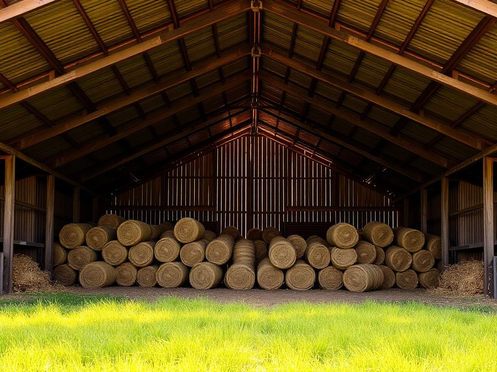 Open Hay Barn